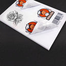 nzmegabuy A4 white adhesive sticker paper sheets with printed labels and barcodes for office and mailing use