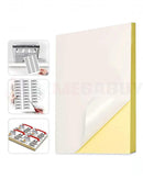 nzmegabuy A4 self-adhesive white sticker paper sheets for laser and inkjet printers with 40 labels per page