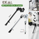 nzmegabuy adjustable aluminum alloy bicycle kickstands in black and silver for mountain and road bikes