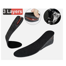 nzmegabuy adjustable height increase heel insoles with 3-layer cushioned design for comfort in shoes and boots