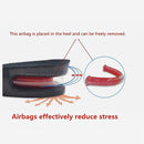 nzmegabuy adjustable height increase heel insoles with removable red air cushion for stress reduction and comfort