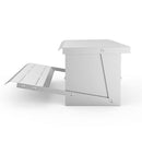 nzmegabuy 5kg automatic chicken feeder made of rust-proof galvanized steel with a self-opening treadle pedal