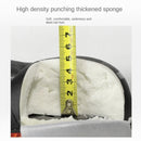 nzmegabuy bike seat showing high density thickened sponge padding being measured with a yellow tape measure