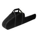 nzmegabuy black deluxe chainsaw carry bag with bar cover for 18 to 20 inch saws made of durable nylon and polyester