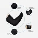 nzmegabuy black cooling UV arm sleeves featuring breathable polyester fabric, elastic compression, and flat seams.