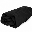 nzmegabuy black corduroy bean bag cover folded, featuring soft cotton linen fabric for comfortable casual seating.