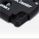 nzmegabuy black plastic golf score counter with a convenient keychain attachment for easy access on the course