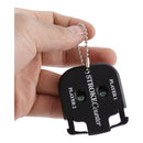 nzmegabuy black two-digit golf stroke and putt counter with a metal keychain held in a hand