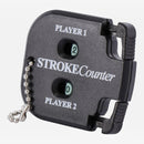 nzmegabuy black plastic golf stroke and putt counter with a two-digit display and convenient keychain attachment