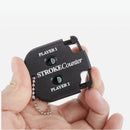 nzmegabuy black two-digit golf stroke and putt counter with a convenient keychain held in a hand