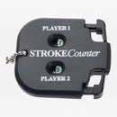 nzmegabuy black two-player golf stroke counter with mechanical display and keychain attachment