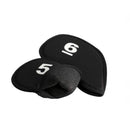 nzmegabuy black neoprene golf iron head covers with white number prints for club protection