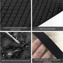 nzmegabuy black quilted PU leather car armrest cushion with elastic strap for universal console protection