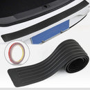 nzmegabuy black PVC rubber car rear bumper protector with anti-slip groove design and adhesive tape for easy install