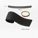 nzmegabuy black PVC rubber car rear bumper protector strip with anti-slip groove design and adhesive tape