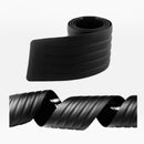 nzmegabuy black PVC rubber car rear bumper protector with anti-slip groove design for scratch protection