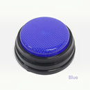 nzmegabuy blue recordable talking button for pet communication training made of durable ABS plastic