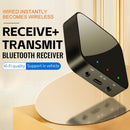 nzmegabuy 2-in-1 Bluetooth 5.3 audio transmitter and receiver adapter with AUX ports and status indicator lights