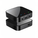 nzmegabuy black 2-in-1 Bluetooth 5.3 audio transmitter and receiver adapter with AUX and USB-C ports