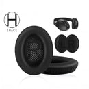 nzmegabuy replacement black leather ear pads for Bose QC35 and QC35 II headphones with memory foam cushions