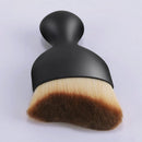 nzmegabuy 3-piece car interior detailing brush with soft man-made fiber bristles and ergonomic black plastic handle