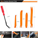 nzmegabuy 5-piece orange plastic and metal car trim fastener removal tool set for automotive interior repair