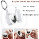 nzmegabuy clear TPU protective keychain holder for Apple AirTag showing easy installation and scratch protection