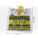 nzmegabuy 5-pack disposable PVC fly catching trap bags with yellow funnel top for outdoor pest control