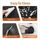 nzmegabuy dog car seat cover showing easy cleaning methods including wiping, vacuuming, rinsing, and machine washing