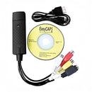 nzmegabuy EasyCAP USB 2.0 video and audio capture adapter with RCA cables, S-Video input, and installation software CD