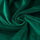 nzmegabuy emerald green velvet fabric with a soft plush texture and elegant swirl pattern