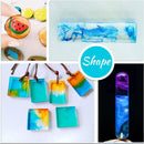 nzmegabuy 24-piece epoxy resin pigment set used to create colorful, transparent jewelry and craft ornaments