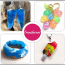 nzmegabuy 24-piece epoxy resin pigment set used to create colorful, translucent jewelry and craft ornaments