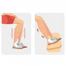 nzmegabuy ergonomic wooden under desk foot rest stool showing improved leg circulation and posture benefits