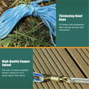 nzmegabuy fishing cast net featuring a thick blue hand rope and a durable corrosion-resistant copper swivel