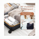 nzmegabuy white foldable handheld garment steamer packed in a travel suitcase for compact storage