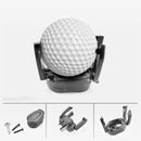 nzmegabuy black plastic golf ball retriever tool attached to a putter grip, designed to pick up balls without bending.