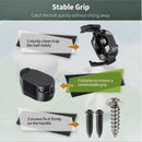 nzmegabuy black plastic golf ball retriever tool with 3-claw design and screws for easy putter grip attachment