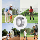 nzmegabuy golf lead tape roll for adjusting swing weight on golf clubs and tennis rackets, shown with sports scenes.