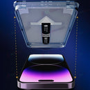 nzmegabuy tempered glass screen protector with auto-dust removal installation box for iPhone 17 series