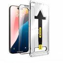 nzmegabuy tempered glass screen protector for iPhone with an easy dust-free auto-installation alignment frame