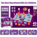 nzmegabuy 45-piece STEM circuit board kit for kids featuring snap-together electronic blocks for science experiments