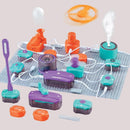 nzmegabuy 45-piece STEM circuit board kit with snap-together electronic components for kids science experiments