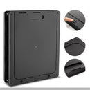 nzmegabuy extra large black lockable dog door with magnetic flap and secure locking panel for home installation