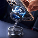 nzmegabuy magnetic car phone holder with 360-degree rotation and zinc alloy construction mounted on a dashboard
