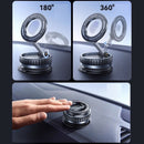 nzmegabuy magnetic car phone holder with 360-degree rotation and durable zinc alloy construction on a dashboard