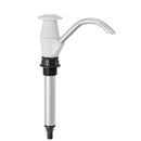 nzmegabuy manual hand pump faucet for caravan and motorhome sinks in white and silver metal finish