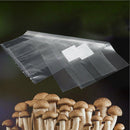 nzmegabuy transparent polypropylene mushroom spawn grow bags with air-vent filters for fungi cultivation