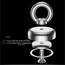 nzmegabuy silver neodymium salvage magnet with eyebolt and screw components for underwater treasure hunting