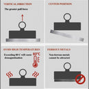 nzmegabuy neodymium salvage magnet usage guide showing pull force, temperature limits, and metal compatibility